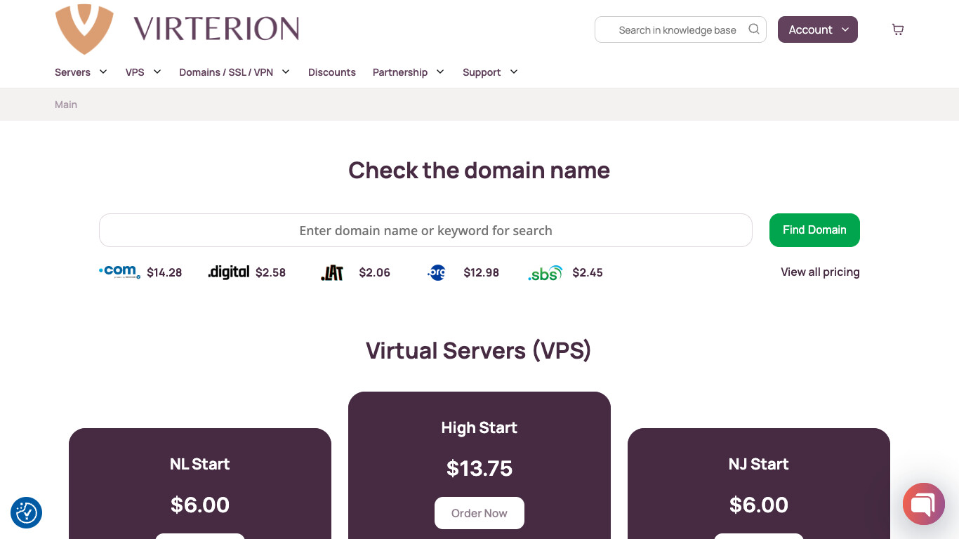 Скриншот Virterion