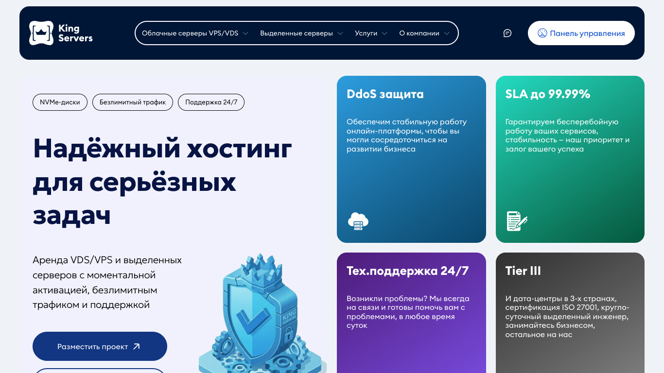 Скриншот King Servers